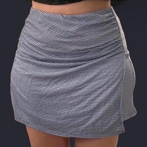 URBAN Romantics Navy Checkered Skirt